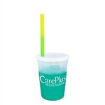 Mood 12 oz. Stadium Cup/Straw/Lid Set -  