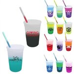 Buy Custom Imprinted Mood Stadium Cup/Straw/Lid Set 22 oz.