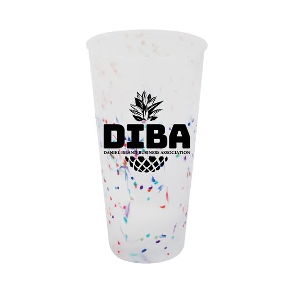 Main Product Image for Custom Imprinted Mood(TM) Rainbow Confetti Tumbler 26 oz.