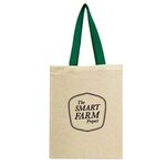 Natural Cotton Canvas Tote Bag -  