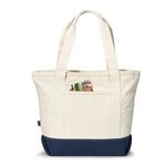 Newport Cotton Zippered Tote -  