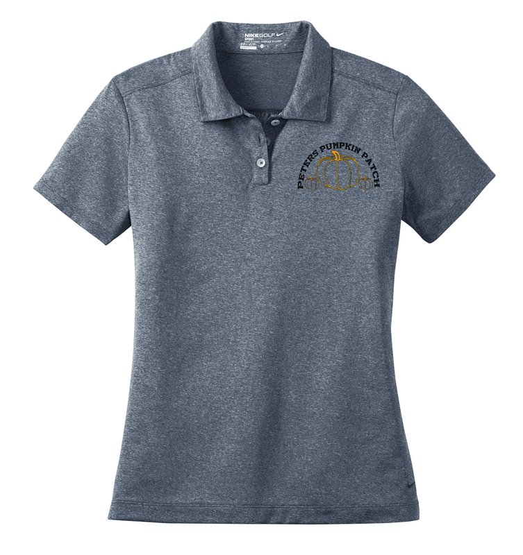 Custom Shirts Nike Golf Ladies Dri Fit Heather Polo Embroidered