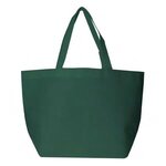 Non-Woven Shopper Tote - Hunter Green