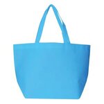 Non-Woven Shopper Tote - Light Blue