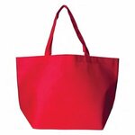 Non-Woven Shopper Tote - Red