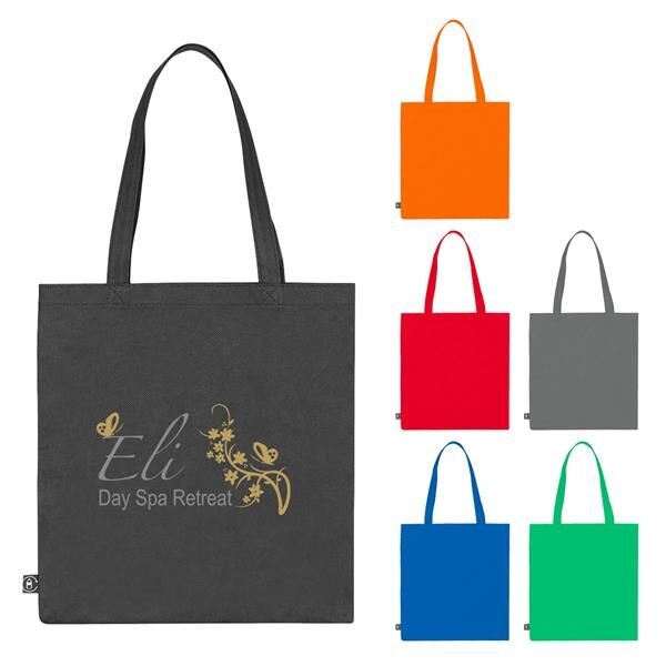 Custom Printed Non-Woven Tote Bag With 100% Rpet Material with