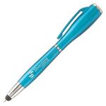 Nova Touch (Metallic) Stylus w/ LED Flashlight Pen -  