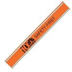 Nylon Reflective Snap Band - Orange