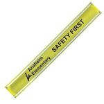 Nylon Reflective Snap Band - Yellow