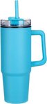 Octava 30 oz Stainless Steel/Polypropylene Mug - Light Blue