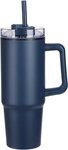 Octava 30 oz Stainless Steel/Polypropylene Mug - Medium Navy Blue