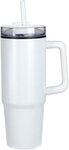 Octava 30 oz Stainless Steel/Polypropylene Mug - Medium White