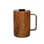 Patriot Coffee 16oz Mug - Woodgrain