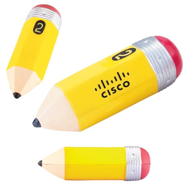 Main Product Image for Custom Printed Pencil Stress Reliever