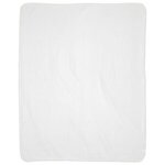 Pinnacle Dye Sublimated RPET Polar Fleece Blanket - Medium White