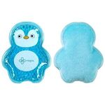 Plush Penguin Aqua Pearls™ Hot/Cold Pack - Bright Light Blue