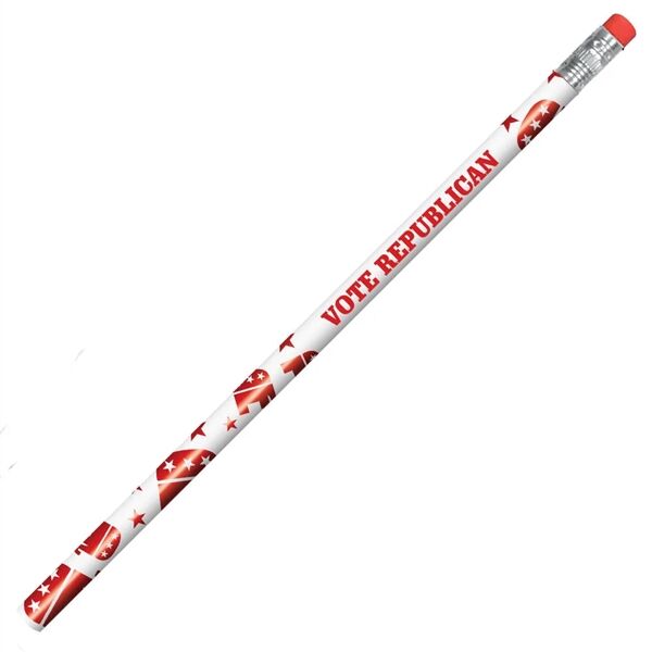 Main Product Image for Custom Imprinted Political Foil Pencil - Republican