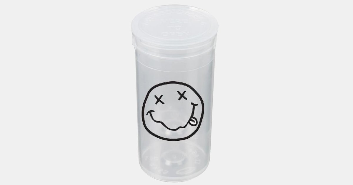 Custom Imprinted 19 Dram Pop Top Container