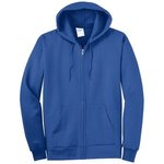 Port & Company - Essential Fleece Full-Zip Hooded Sweatsh... - Royal