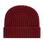 Premium Waffle Knit w/ Cuff - Merlot