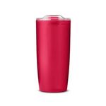 Prime Line 22oz Frosted Double Wall Tumbler - Translucent Red