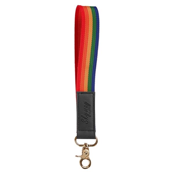 Main Product Image for Custom Printed b.free Pride Wrist Strap/Keychain