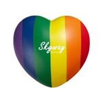 Buy Custom Printed Rainbow Pride Heart Stress Reliever