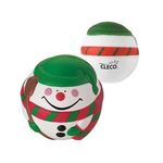 Buy Custom Printed Happy Holiday Snowman Shape Stress Ball