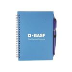 Prime Line Spiral Notebook With Pen - Translucent Blue