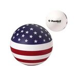 Buy Custom Printed Stars and Stripes Patriotic Round Stress Ball