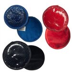 Promotional Plush Gel Beads Hot/Cold Pack Circle -  