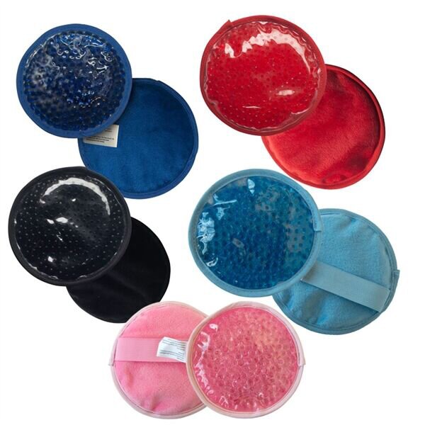 Main Product Image for Promotional Plush Gel Beads Hot/Cold Pack Circle