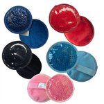 Promotional Plush Gel Beads Hot/Cold Pack Circle -  