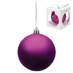 Promotional Shatter Resistant Ornament - Magenta