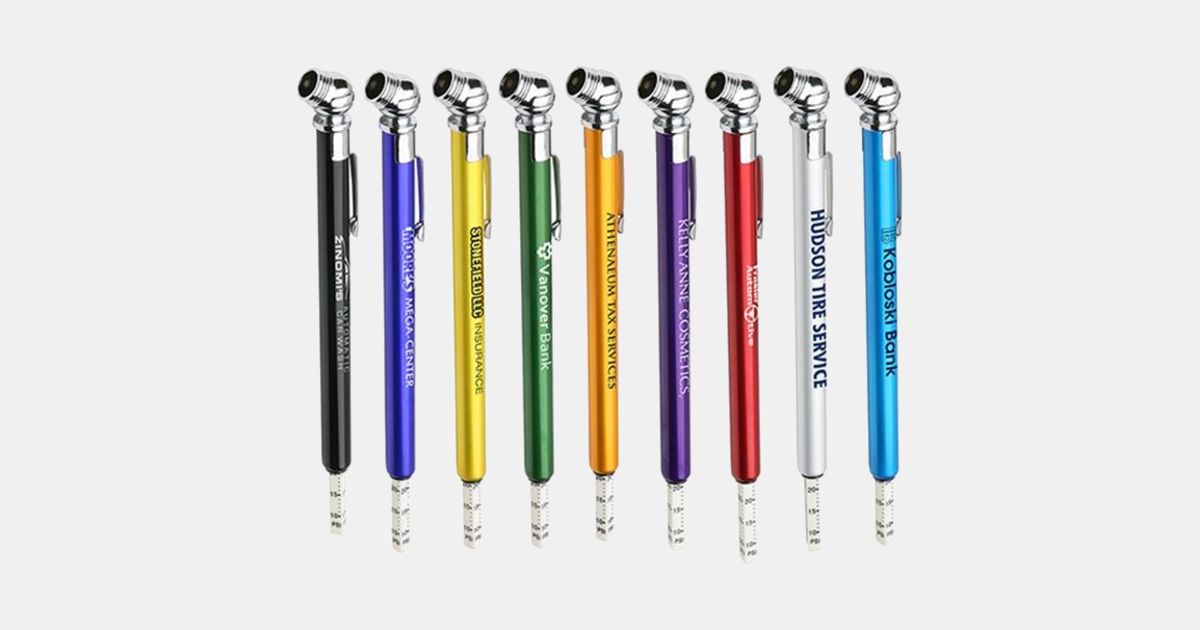 Custom Quick View Tire Gauge with your logo | ImprintLogo.com