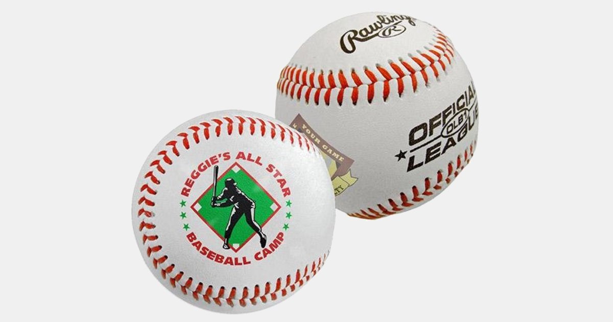 Rawlings Official Baseball with your logo | ImprintLogo.com