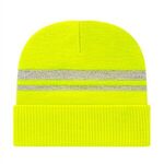 Reflective Knit Cap w/ Cuff -  