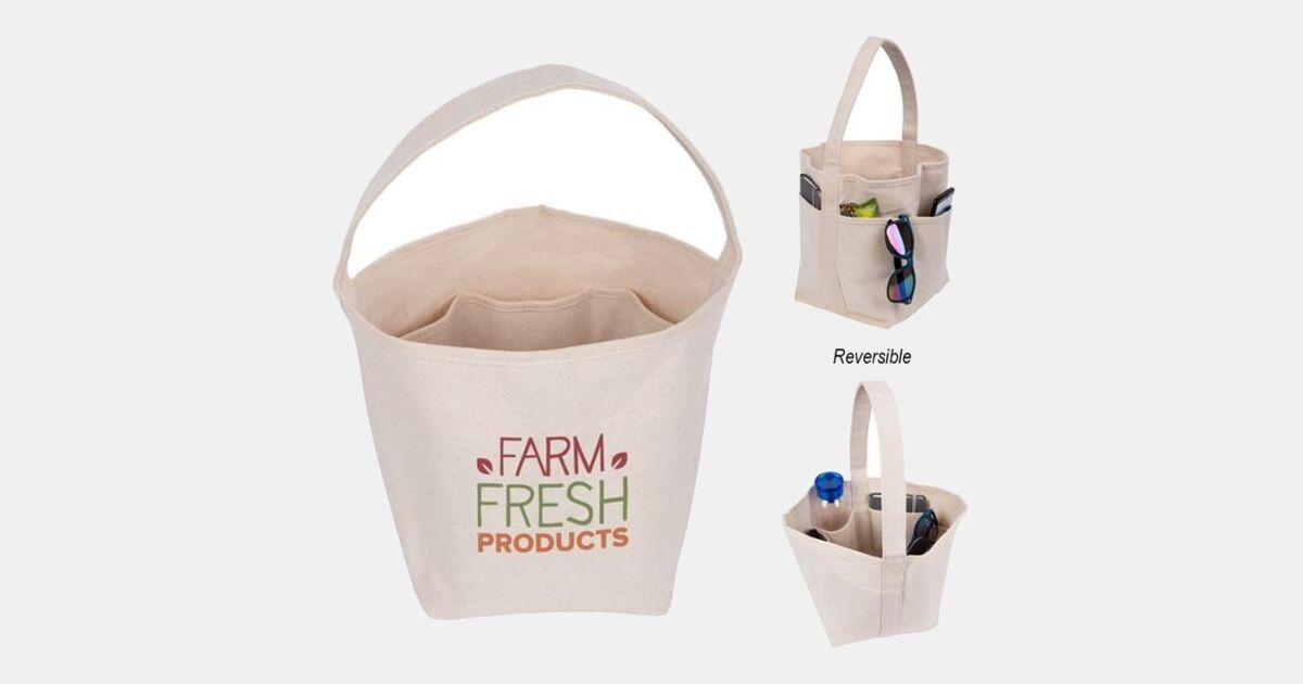 Geiger Reno Reversible Bucket Reno Reversible Bucket Tote Bag with your logo | ImprintLogo.com