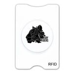 RFID Stand-Out Phone/Card Holder - White