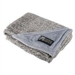 RPET Fleece Blanket - Heathered Gray