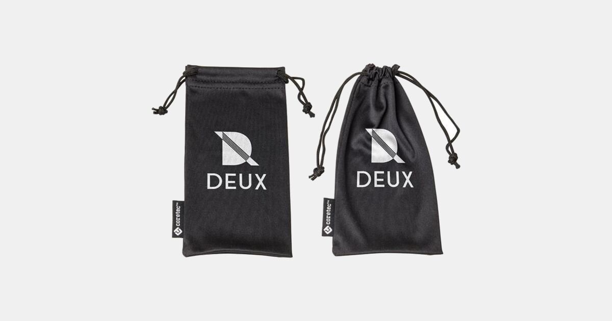 Sable Microfiber Drawstring Pouch with your logo | ImprintLogo.com