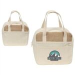 Buy Custom Printed Savanna Jute & Recycled Cotton Cooler Bag