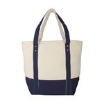 Seaside Zippered Cotton Tote -  