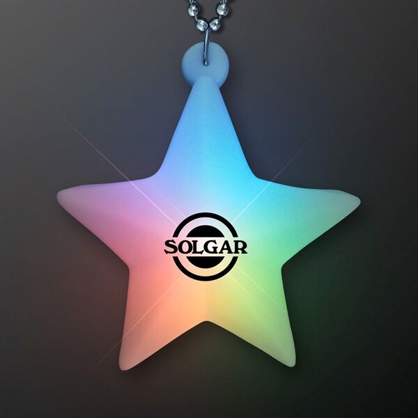 Main Product Image for Custom Printed Shining Star Deco Light Necklace