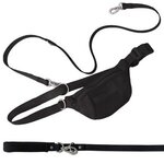 Springer Sling Bag + Dog Leash - Black