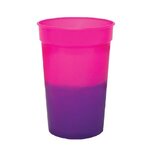 Stadium Cup Color Changing Mood Cup 17 oz - Pink to Purple