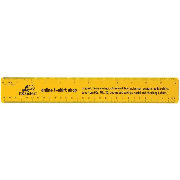 Standard 12 Inch Ruler with your logo