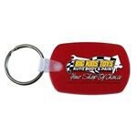 Standard Key Fob, Full Color Digital - Translucent Red