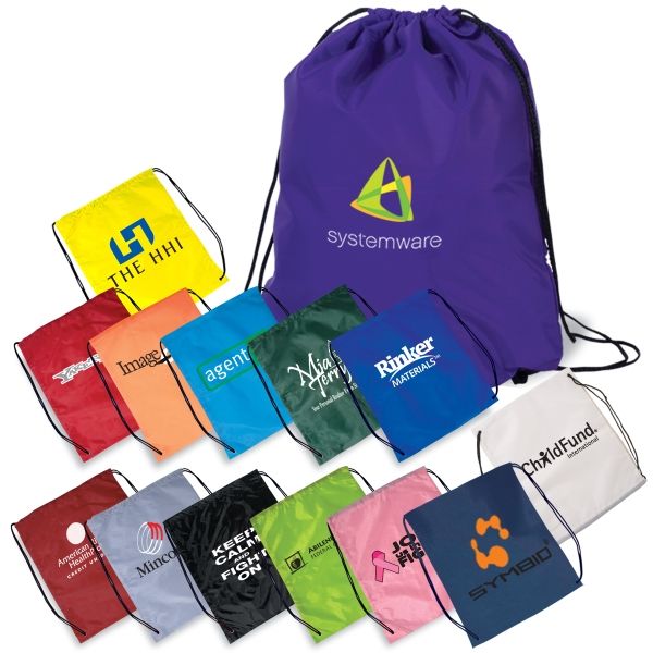 string a sling backpack