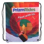 Sublimated Non-Woven Drawstring Backpack -  